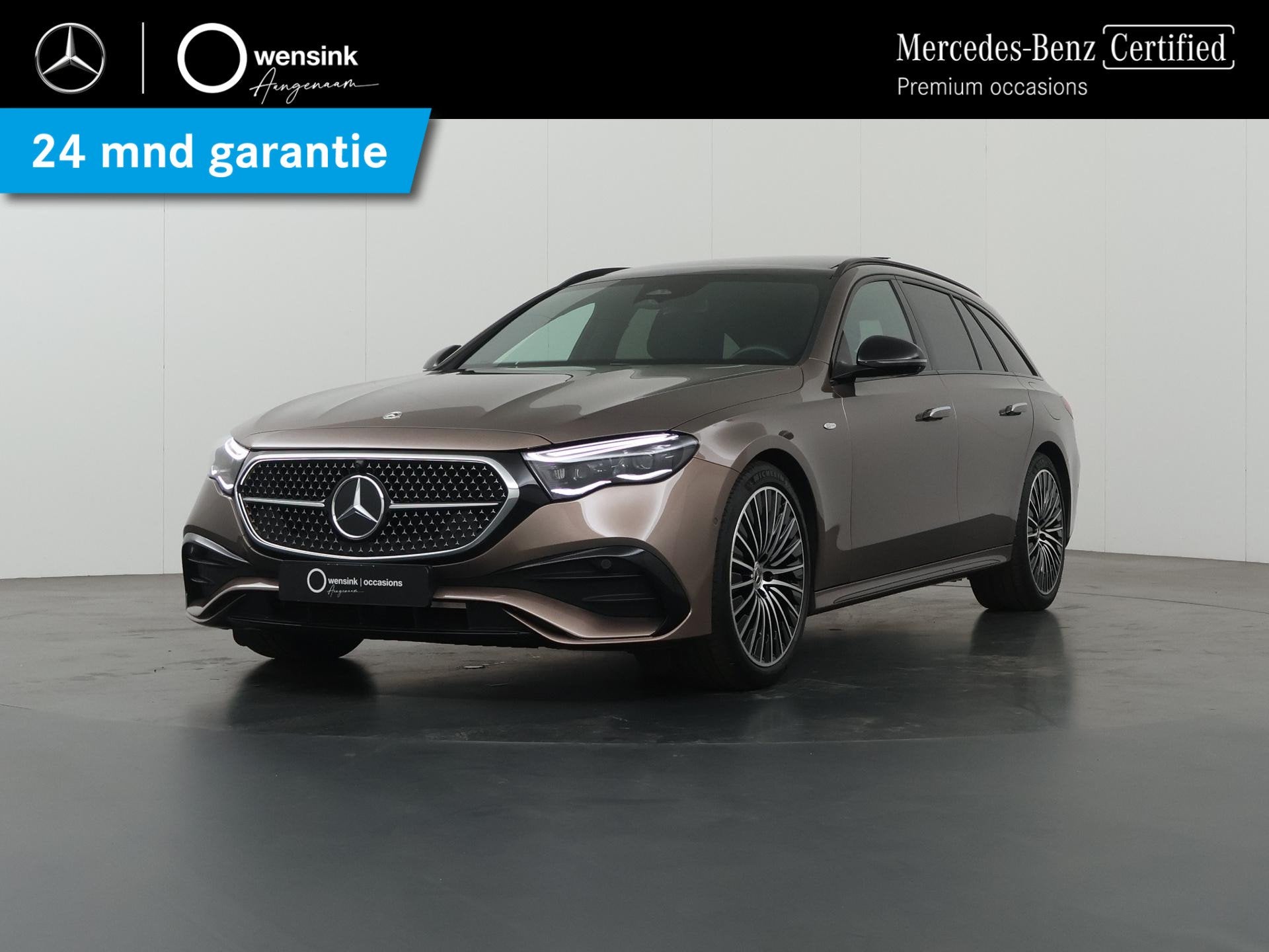 Mercedes-Benz E-klasse Estate 300 e AMG Line | Premium | Pan, Dealer onderhouden, Achterwielaandrijving, Gebruikt, 4 cilinders