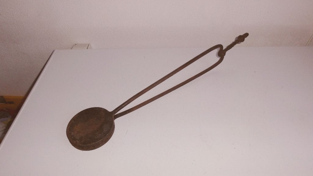 Wafelijzer, antiek handgesmeed ijzer, Antiek en Kunst, Ophalen of Verzenden