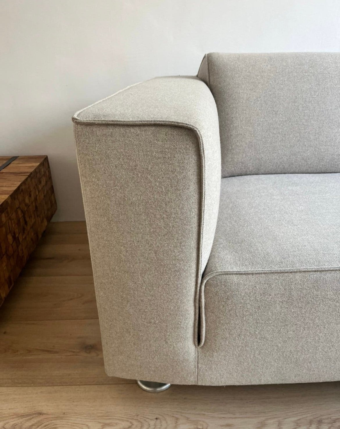 3 zits bsnk Design on Stock + hocker, Ophalen of Verzenden, Zo goed als nieuw, 75 tot 100 cm, 200 tot 250 cm