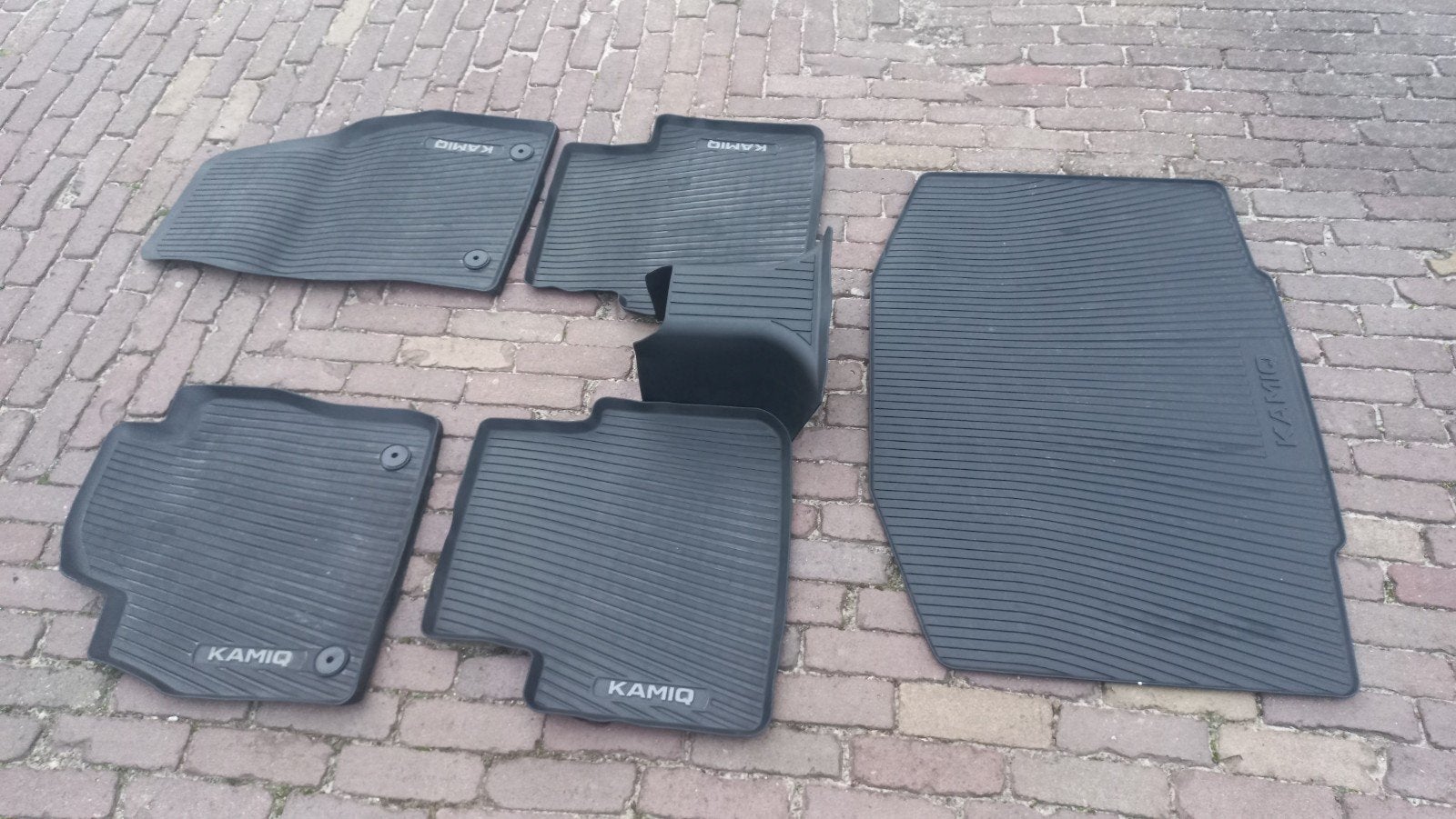 Originele Skoda Kamiq rubberen automatten, Ophalen of Verzenden, Zo goed als nieuw