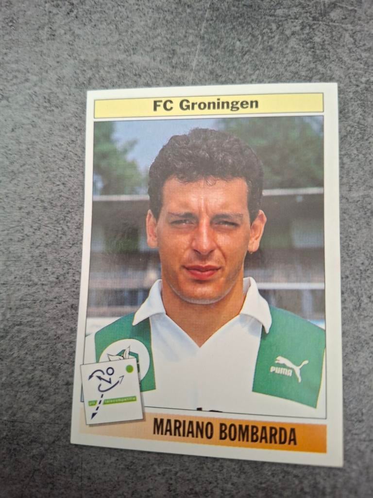Panini sticker Voetbal 95. Speler Bombarda FC Groningen., Verzenden, Zo goed als nieuw, Sticker