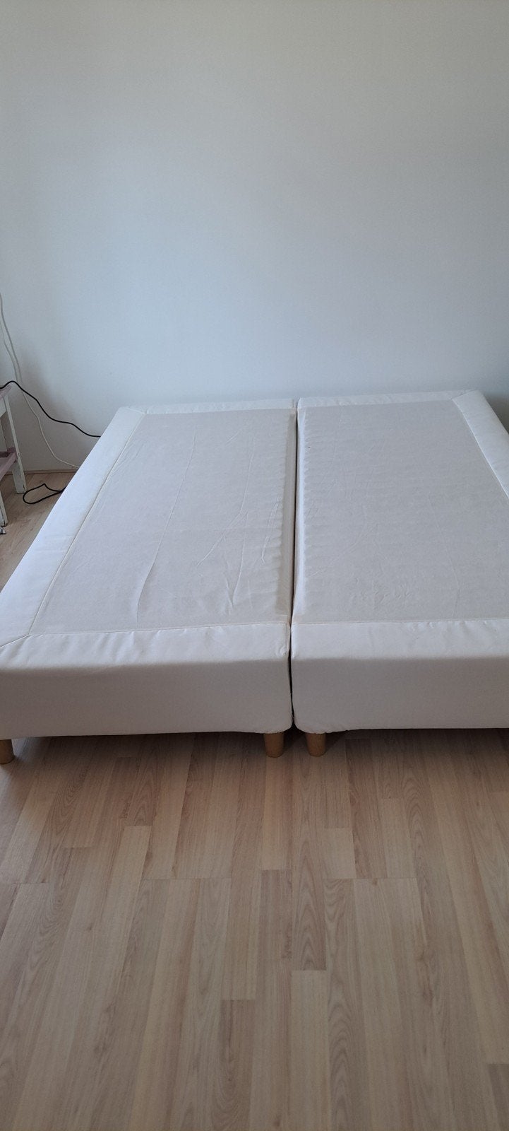 IKEA Lyngor bedbodems 2x 80x200 - zo goed als nieuw, Ophalen, Wit, Tweepersoons, Zo goed als nieuw