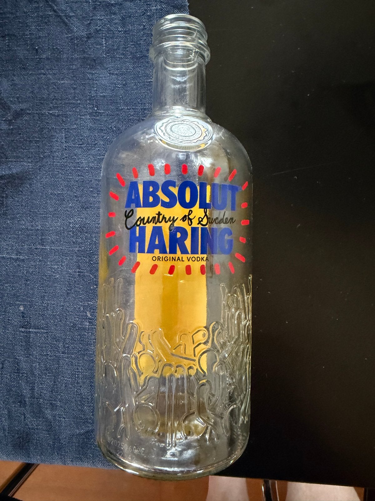Absolut Keith Haring Lege Fles - Collectors Item, Ophalen of Verzenden, Gebruikt