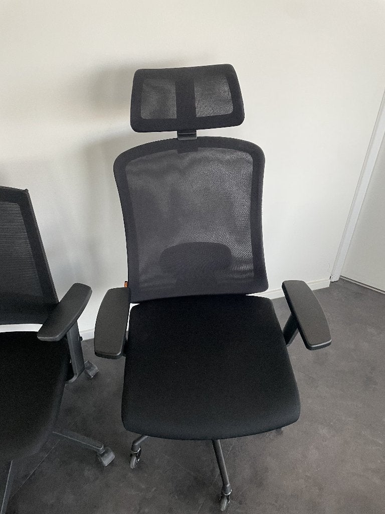 Ergonomische bureaustoel, Ophalen, Gebruikt, Zwart, Bureaustoel