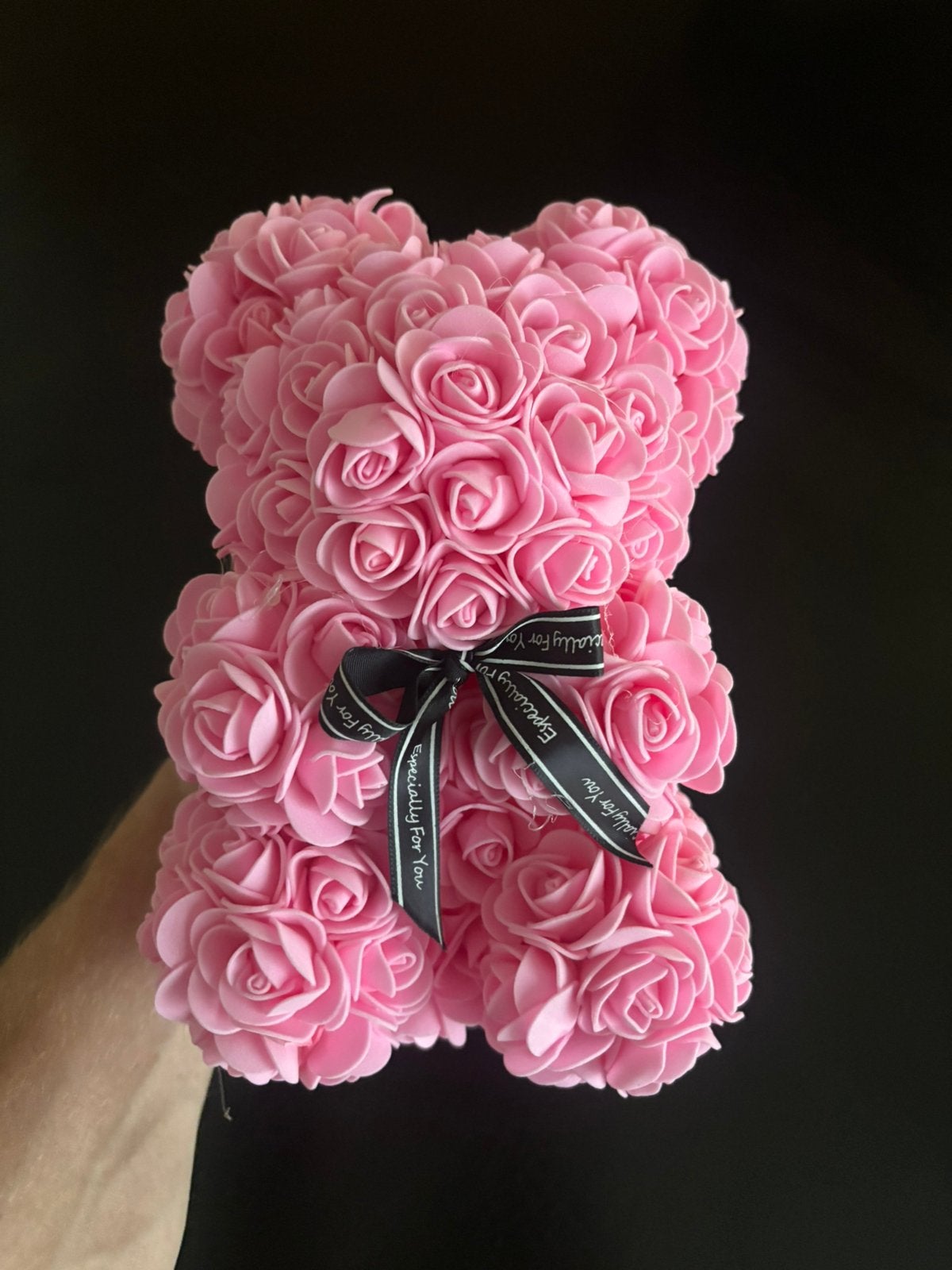 Roze rozenbeer – Perfect als cadeau – Nieuwstaat, Verzenden, Beer, Nieuw, Middelgroot (20 tot 80 cm)