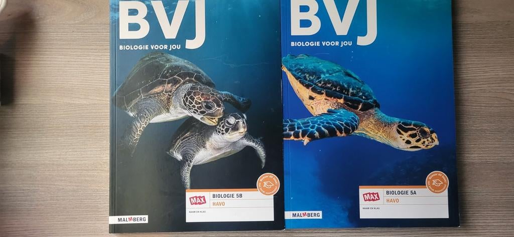 Biologie voor Jou (BVJ) MAX - 5 HAVO - Deel 5A & 5B (Set), Ophalen of Verzenden, Zo goed als nieuw, HAVO, Biologie