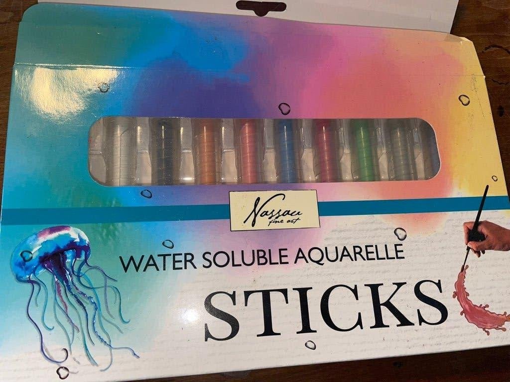 Aquarel Penseelstiften nassau fine arts water soluble, Hobby en Vrije tijd, Verzenden, Gebruikt, Overige typen