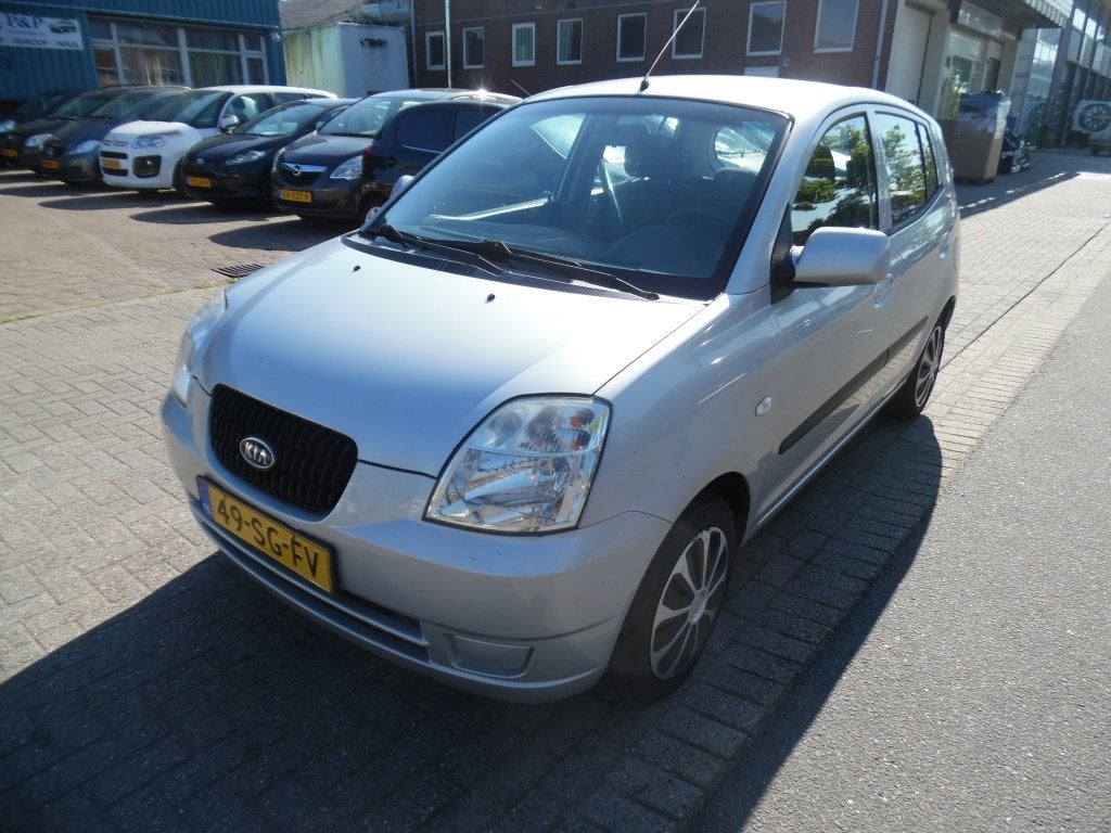 Kia Picanto apk 7.27 1.0 LXE airco (bj 2006), Auto's, 4 cilinders, 400 kg, 61 pk, Origineel Nederlands