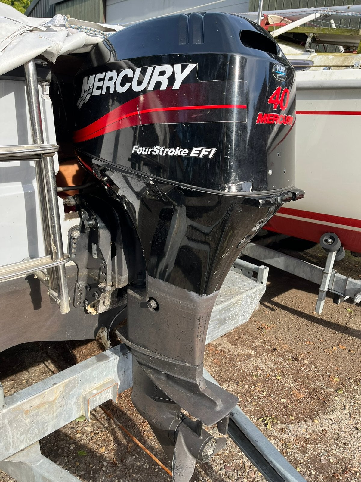 Mercury 40 pk EFI 4 takt langstaart., 5 tot 10 pk, Viertaktmotor, Ophalen of Verzenden, Zo goed als nieuw