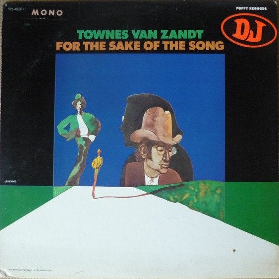 LP Townes Van Zandt – For The Sake Of The Song (DJ copy), Ophalen, Gebruikt, 12 inch, Singer-songwriter