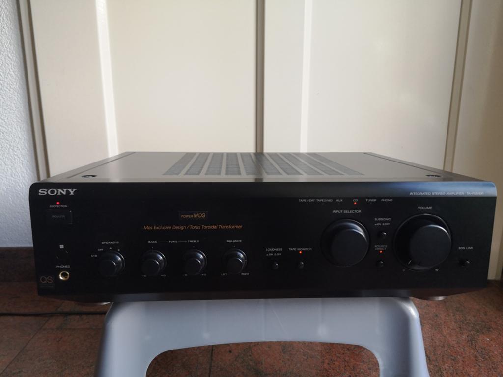Sony TA-FE610R Geïntegreerde Stereo Versterker, Audio, Tv en Foto, Versterkers en Receivers, Ophalen, Zo goed als nieuw, 60 tot 120 watt