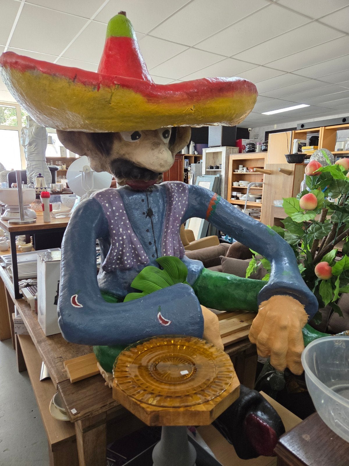 Beeld mexicaan polyester, Verzamelen, Beelden en Beeldjes, Ophalen, Mens
