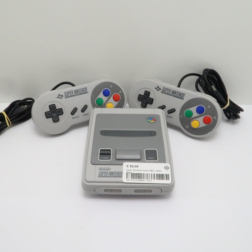 Super Nintendo Classic Mini | Nette Staat, Nintendo, Gebruikt, Support@nintendo.com, 11-1 Hokotate-cho, Kamitoba, Minami-ku
Kyoto 601-8501
Japan