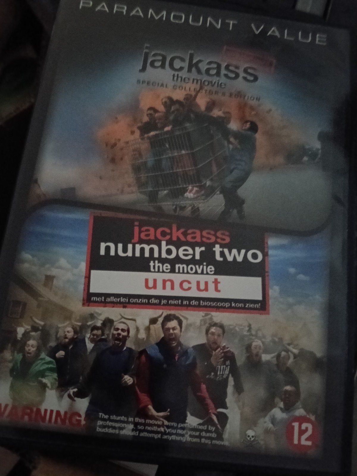 Jackass The Movie & Jackass Number Two Uncut DVD, Speciale editie, Nederlands, Ophalen of Verzenden, Vanaf 12 jaar