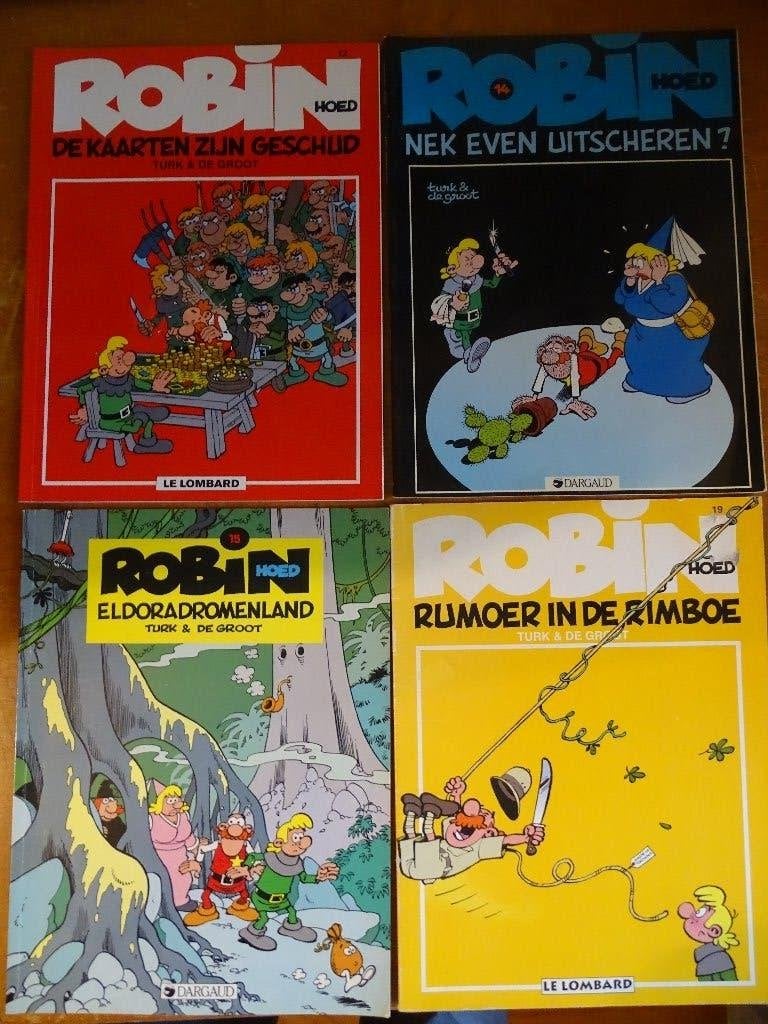 Robin Hoed deel 12, 14, 15 en 19 van Turk en de Groot, Eén stripboek, Ophalen, Gelezen