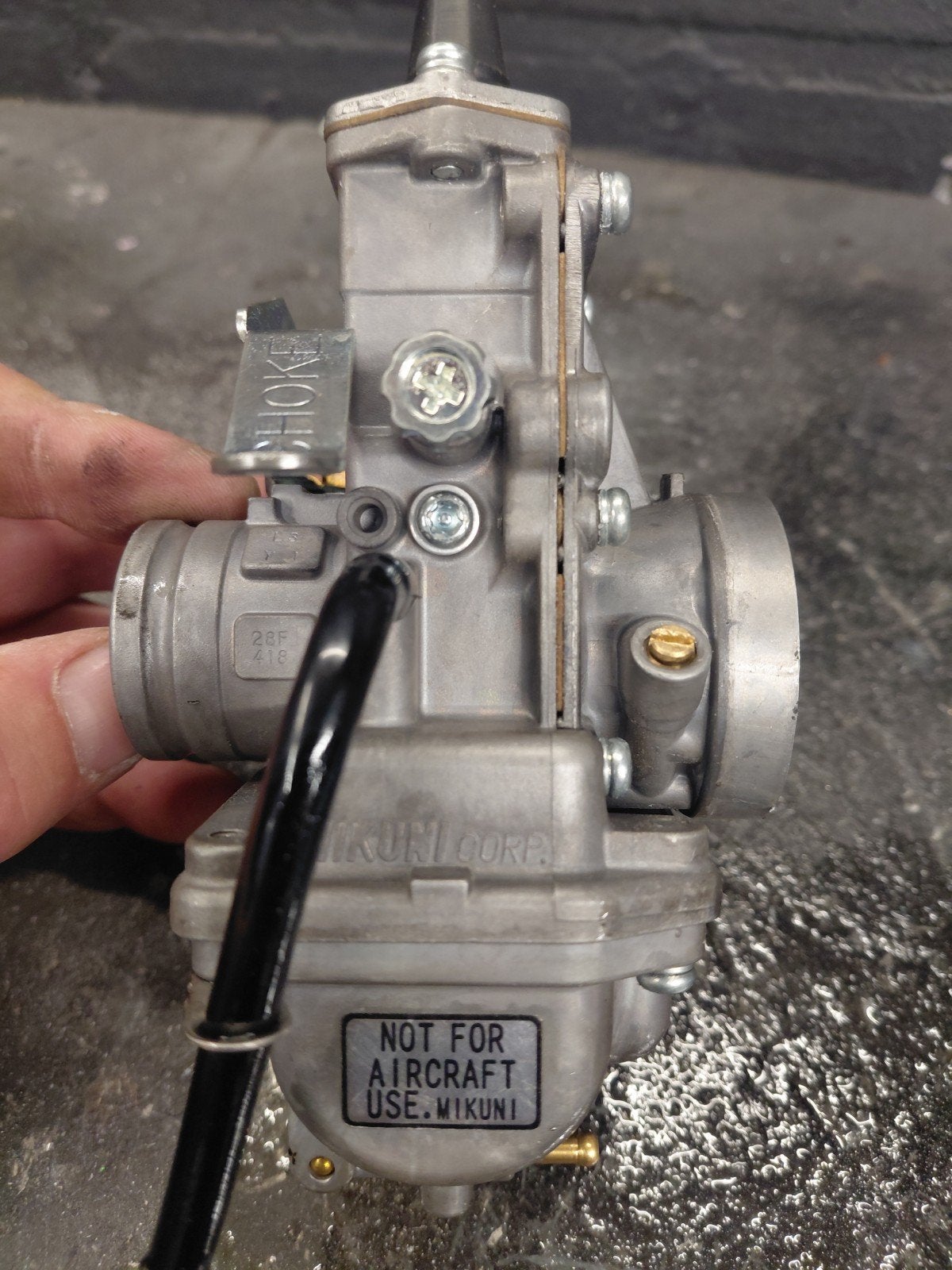mikuni vm28, Ophalen, Carburateur