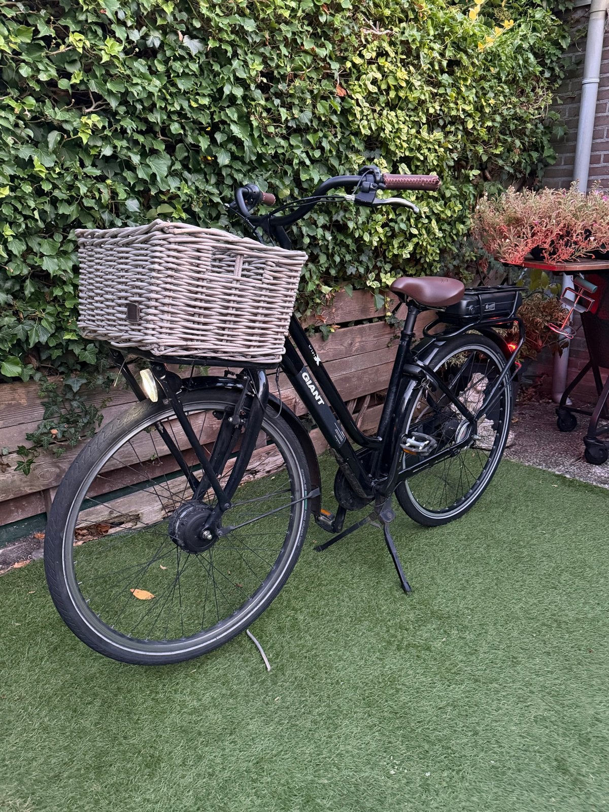 Giant Triple X maat M E-bike met mand, Fietsen en Brommers, Elektrische fietsen, Ophalen, Gebruikt, Giant