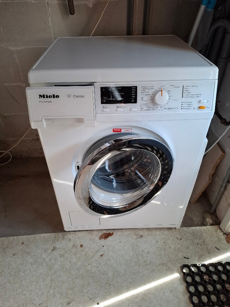 miele wasmachine, Ophalen of Verzenden, Zo goed als nieuw, Voorlader, 85 tot 90 cm
