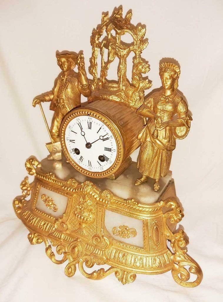 antieke franse pendule romantiekje, Ophalen