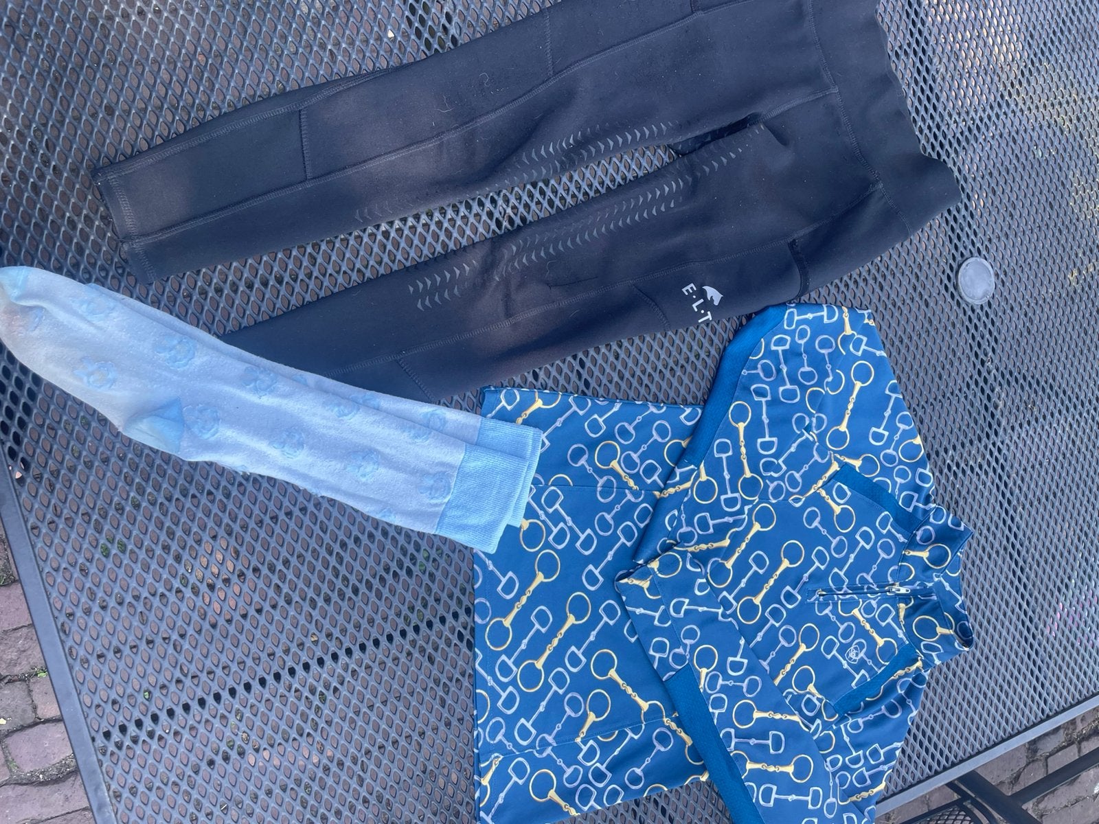 Set paardrijkleding draagmaat 146, Ophalen, Gebruikt