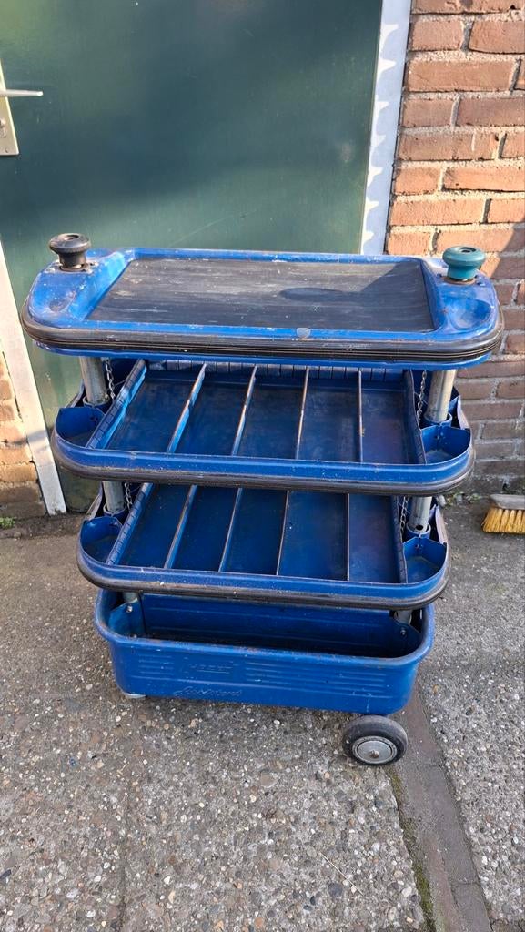 Hazet Assistent Vintage Gereedschapswagen - Blauw, Ophalen, Gebruikt