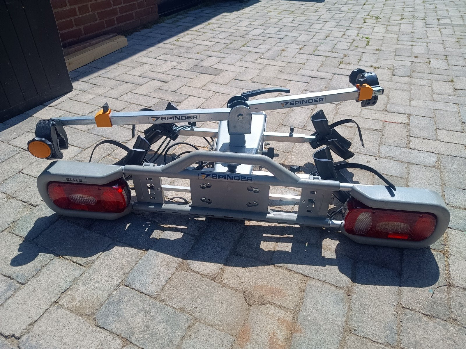 Spinder Elite fietsendrager voor 2 fietsen, Auto diversen, Fietsendragers, Ophalen, Elektrische fiets, Zo goed als nieuw, 2 fietsen
