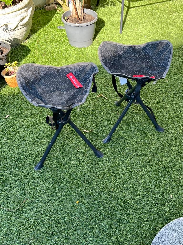 Kampeer/ vissers krukjes, Caravans en Kamperen, Ophalen, Zo goed als nieuw, Campingstoel