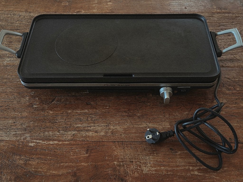 Riviera&Bar Plancha Bakplaat (51x25cm), Incl. houten spatels, Witgoed en Apparatuur, Grillplaten, Ophalen, Gebruikt, Steengrill