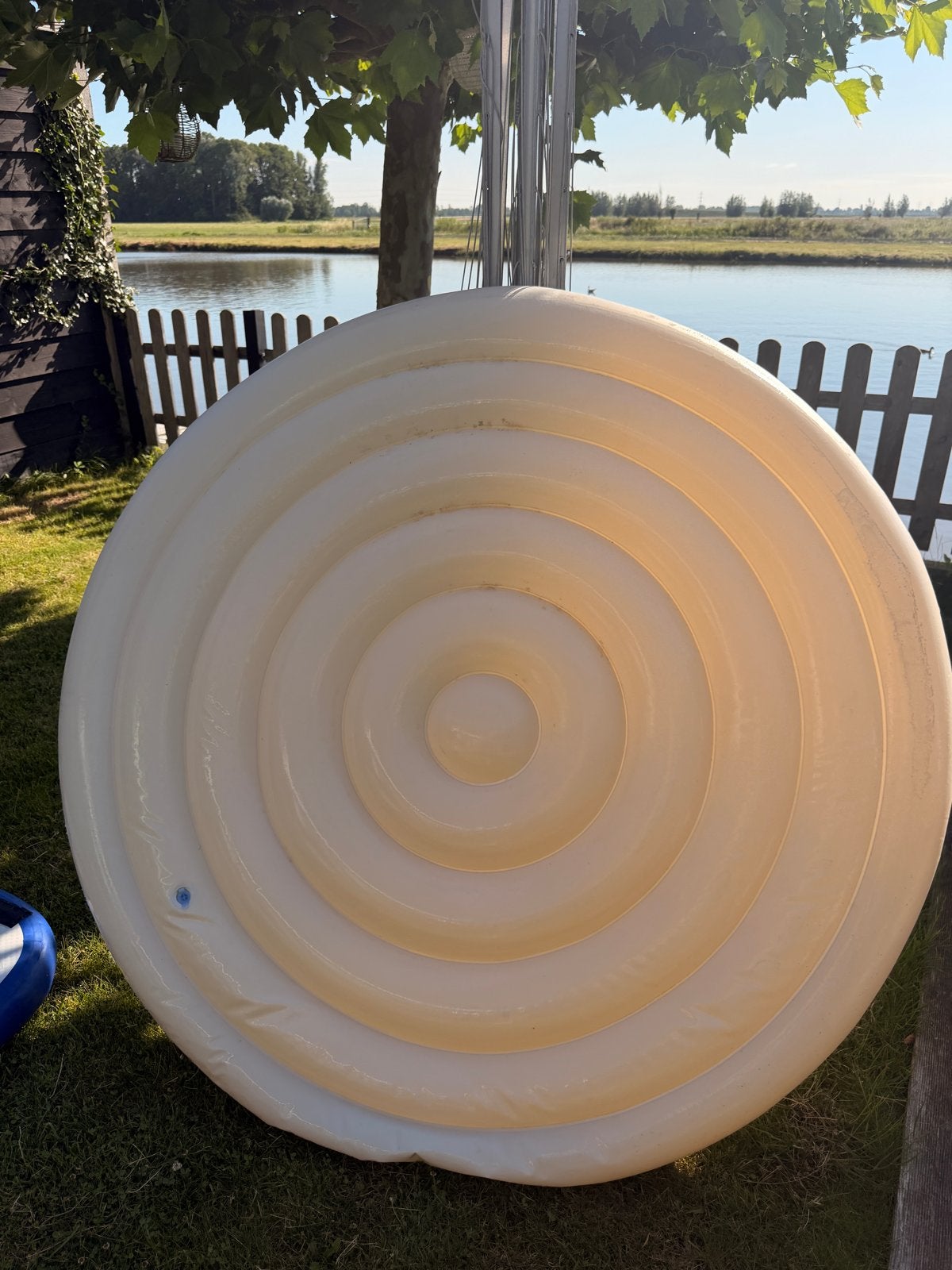 Intex Pure Spa opblaasbaar deksel voor 4-persoons ronde spa, Ophalen, Gebruikt, Afdekzeil