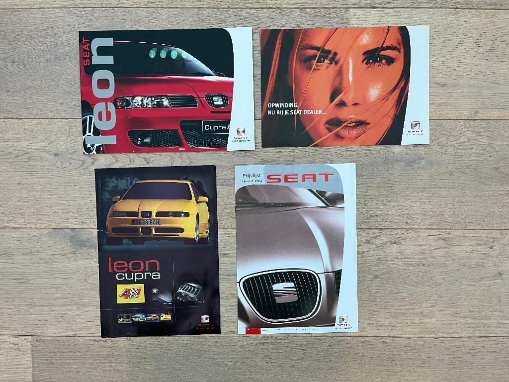 SEAT LEON - SEAT LEON CUPRA 4 FOLDERS, Boeken, Ophalen of Verzenden, Gelezen, Overige merken