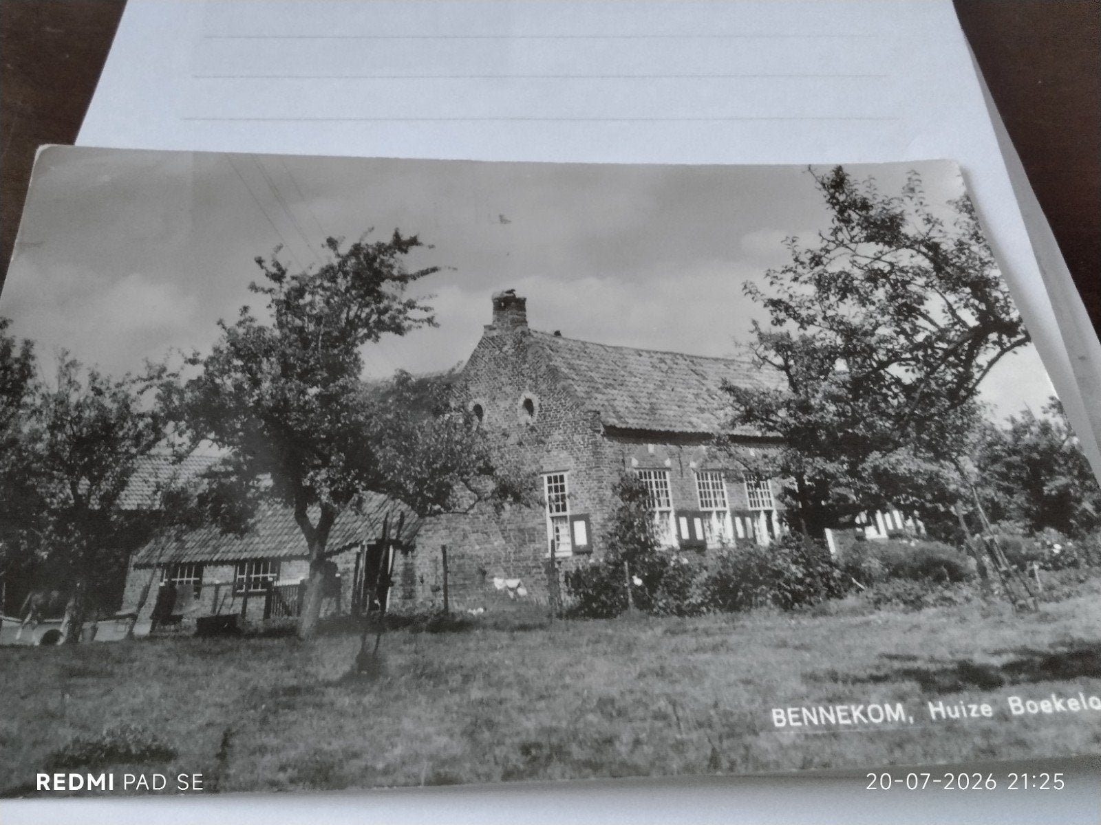 Oude ansichtkaart Bennekom, Huize Boekelo, Ophalen of Verzenden, 1960 tot 1980, Gelderland