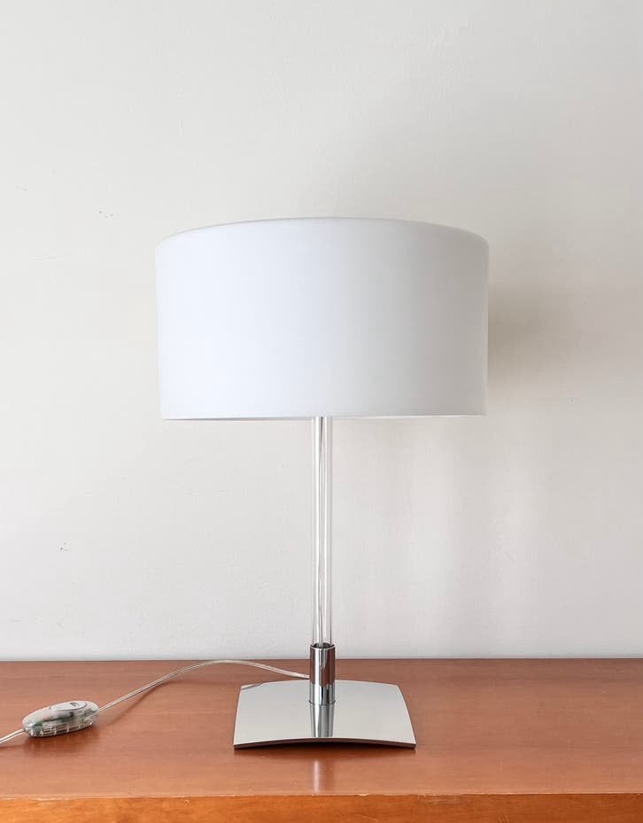 FontanaArte lamp Drum, h 53 cm, zgan, Ophalen, Met schakelaar, Overige merken, Zo goed als nieuw