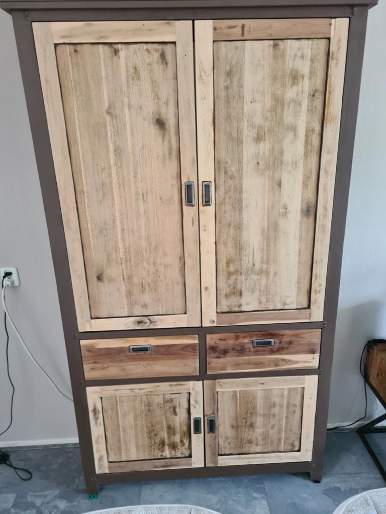 Acaciahouten servicekast., Ophalen, Gebruikt