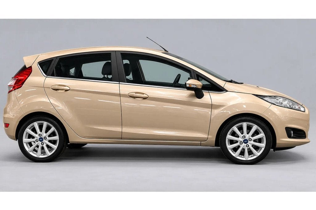 Ford Fiesta 1.0 Titanium - 5 drs - Climate Cont € 7.749,00, Voorwielaandrijving, Stof, 525 kg, Bruin