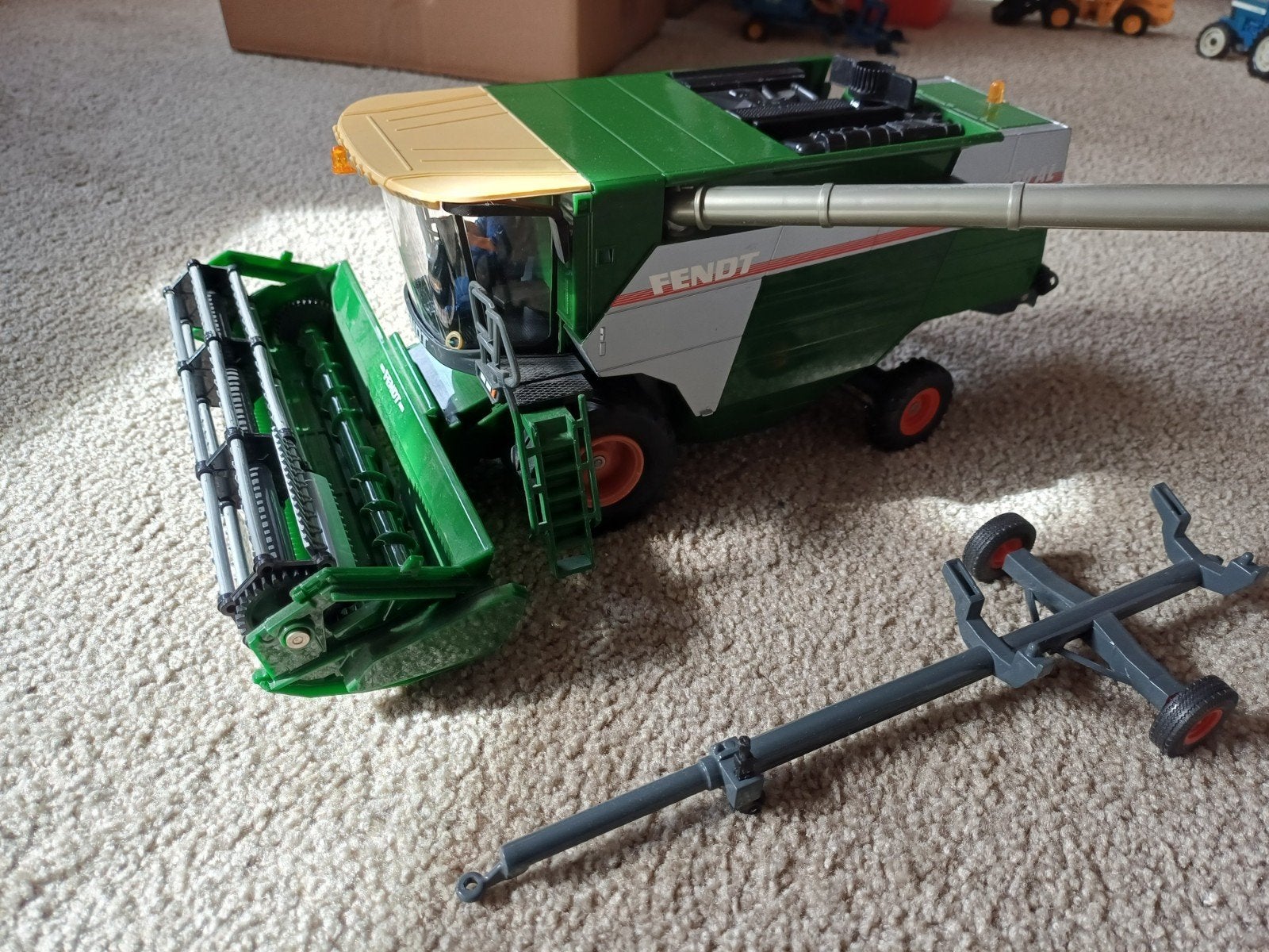 Britains Siku Fendt 8350 AL combine, Ophalen of Verzenden, Zo goed als nieuw, Tractor of Landbouw, Britains