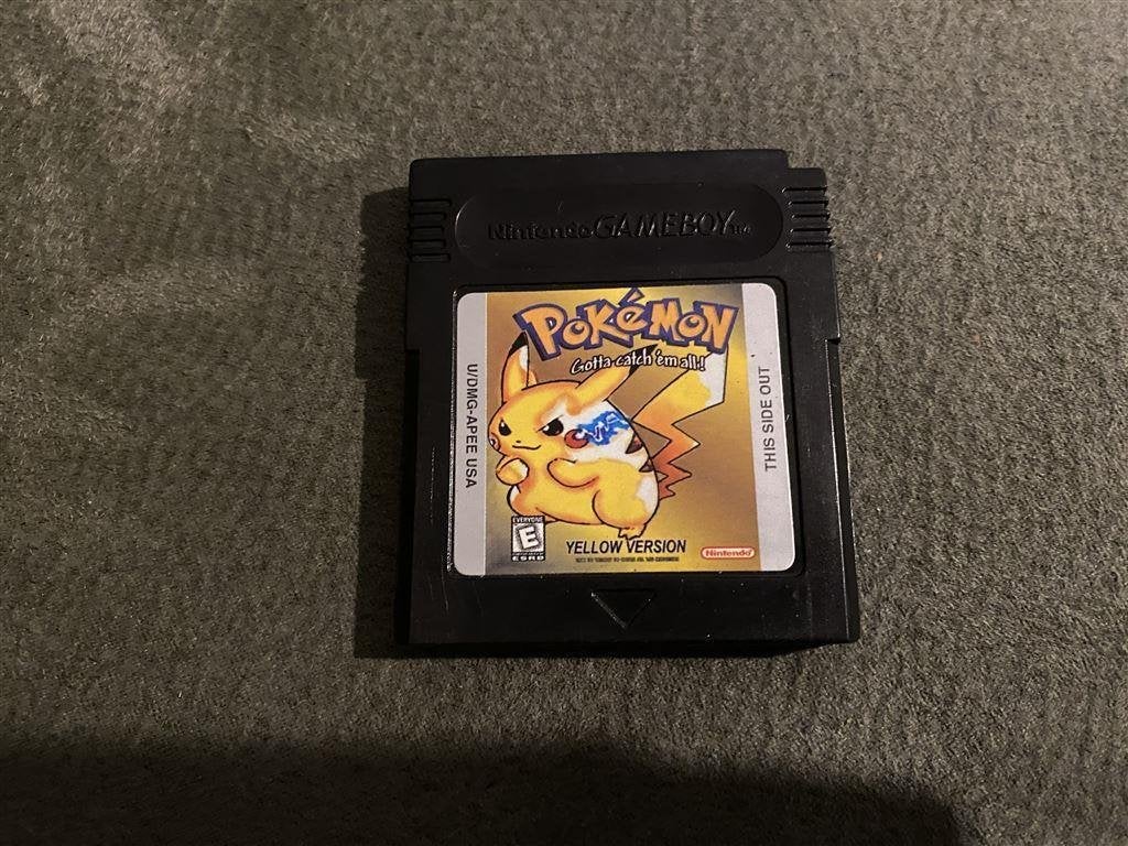 Nintendo gameboy pokemon yellow version [923], Spelcomputers en Games, Avontuur en Actie, Verzenden, 1 speler, Zo goed als nieuw