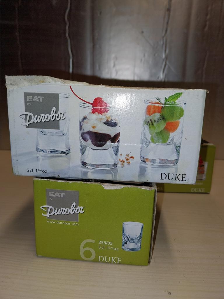 21x Durobor Duke Borrelglazen/Amuseglazen 5 cl -, Ophalen, Nieuw, Overige merken, Glas