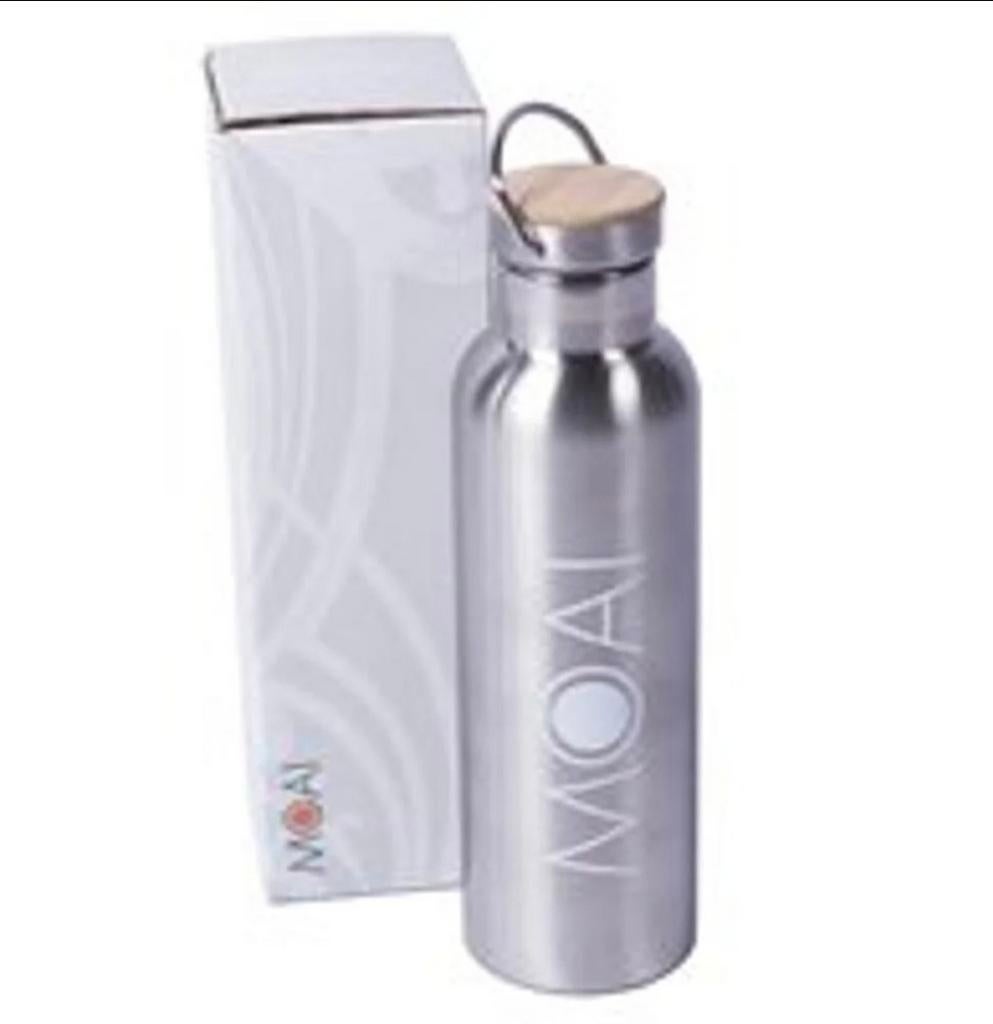 MOAI Geïsoleerde Waterfles RVS 750ml - Warm & Koud, Onbekend, Nieuw, Ophalen of Verzenden, MOAI