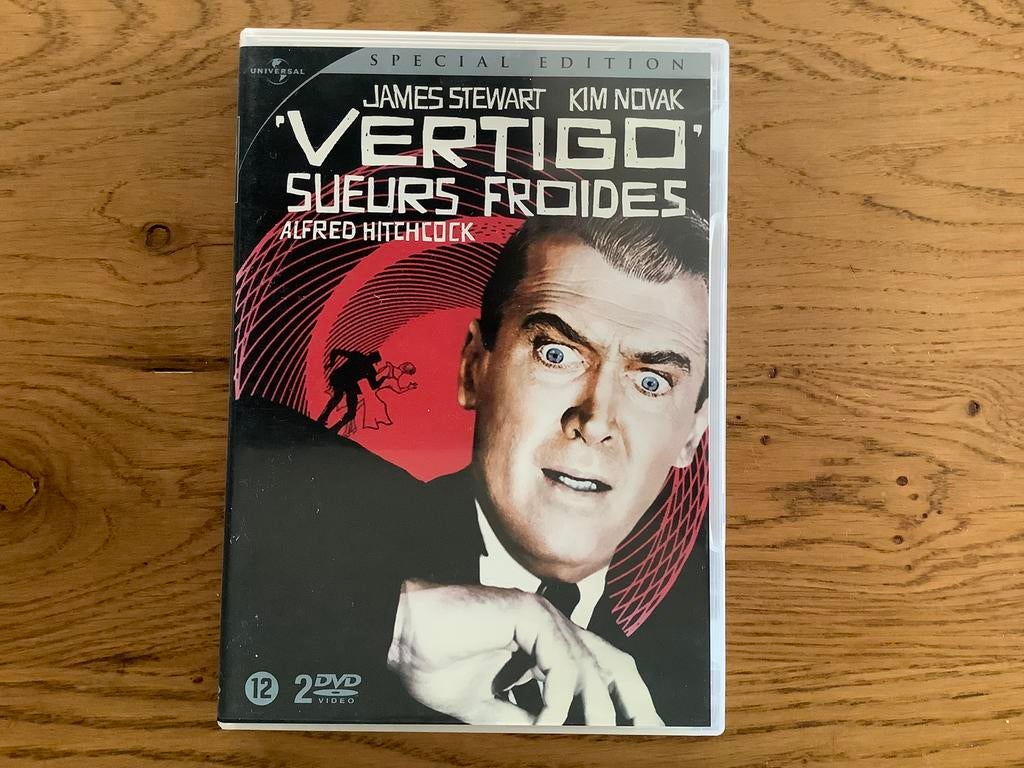 1). VERTIGO, Alfred Hitchcock met James Stewart, Kim Novak., Ophalen of Verzenden, Zo goed als nieuw