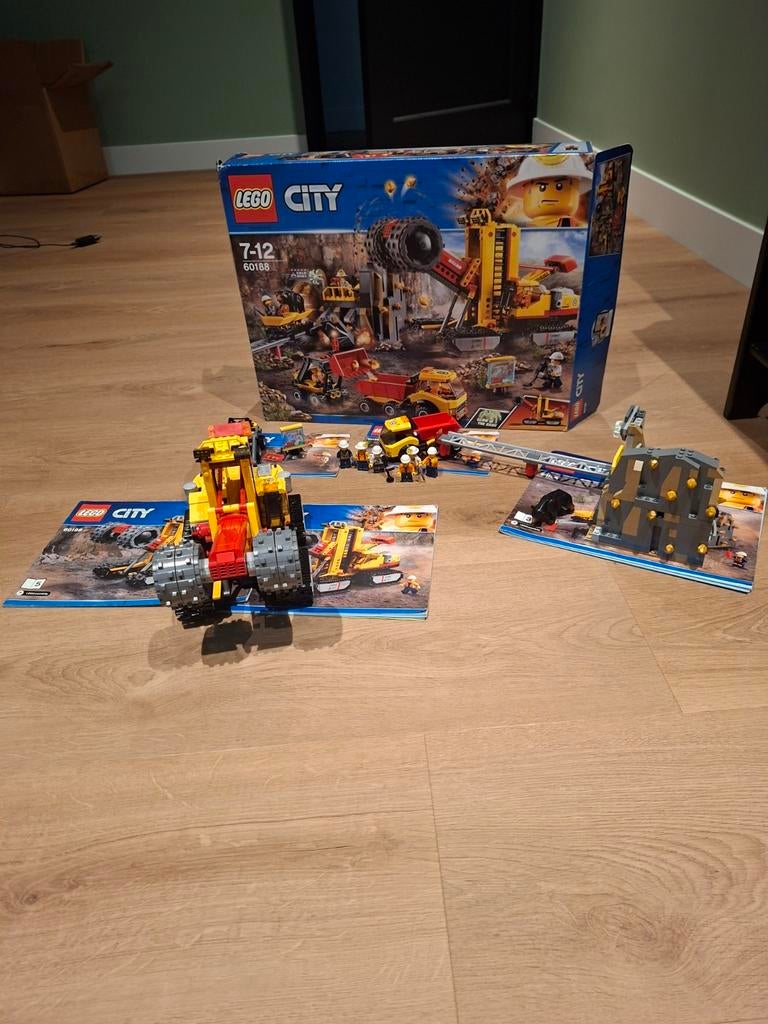 Lego City 60188 Mijnbouw met instructies, Kinderen en Baby's, Speelgoed | Duplo en Lego, Ophalen of Verzenden
