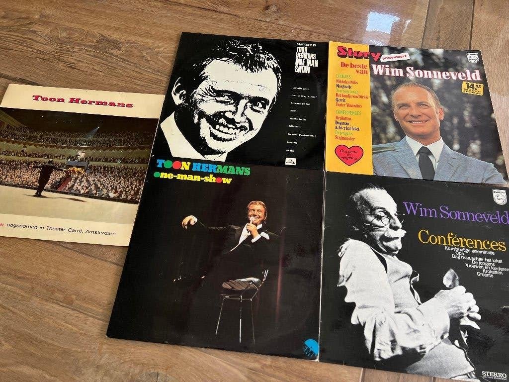 Lp,s Toon Hermans en Wim Sonneveld Conferences, Cd's en Dvd's, Vinyl | Nederlandstalig, Ophalen of Verzenden, Gebruikt, Overige formaten