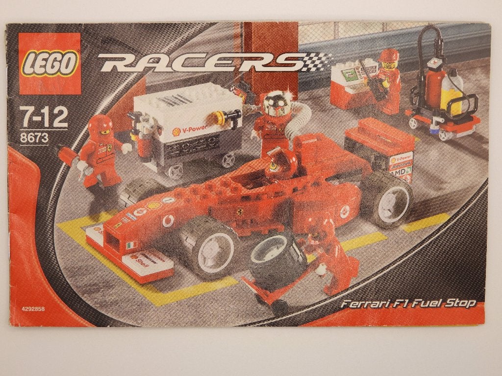 Lego 8673 Ferrari F1 Fuel Stop, Kinderen en Baby's, Gebruikt, Lego, Ophalen of Verzenden, Compleet