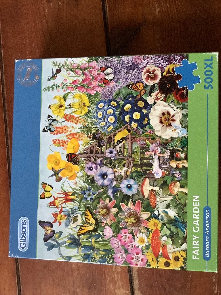 Puzzel 500 xl Fairy Garden, Ophalen of Verzenden, 500 t/m 1500 stukjes, Gebruikt, Legpuzzel