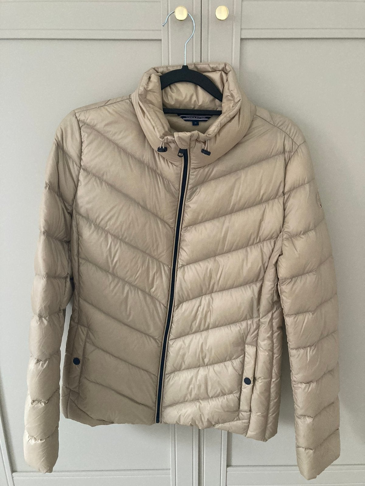 Tommy Hilfiger Jas Beige M, Verzenden, Zo goed als nieuw