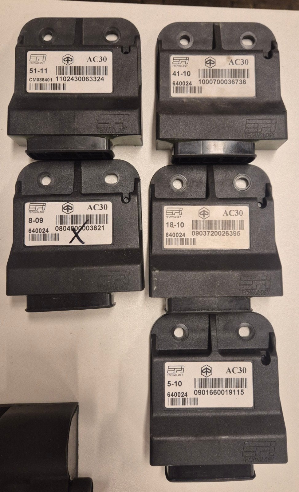 Partij 45x CDI ECU bobine scooter Piaggio, Dell'Orto, etc., Gebruikt, Overige typen, N.v.t, N.v.t