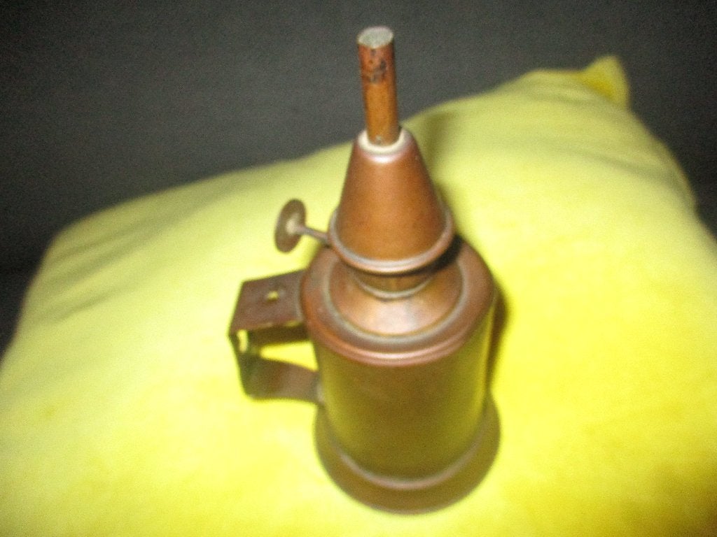 pigeon olielamp, Ophalen of Verzenden, Koper