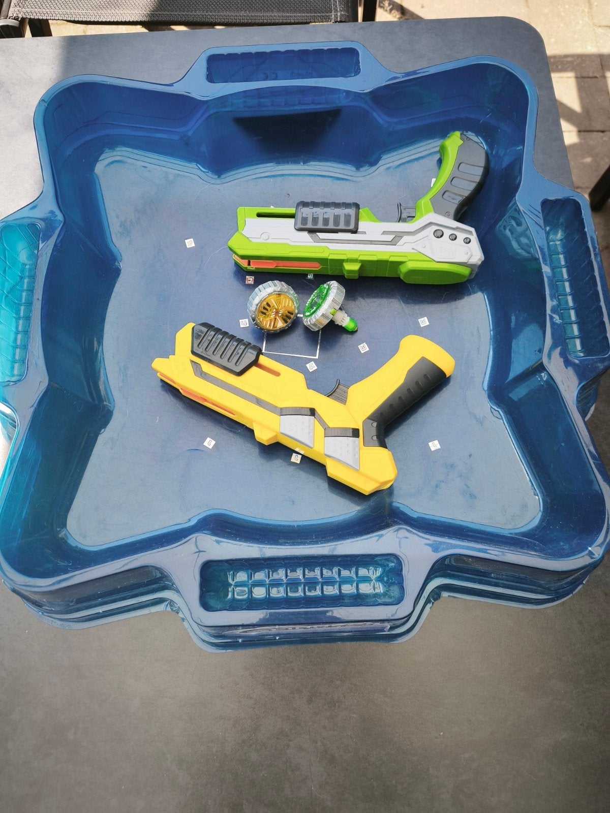 Spinner M.A.D. Arena met 2 Spinners en Launchers, Ophalen, Gebruikt, Jongen of Meisje
