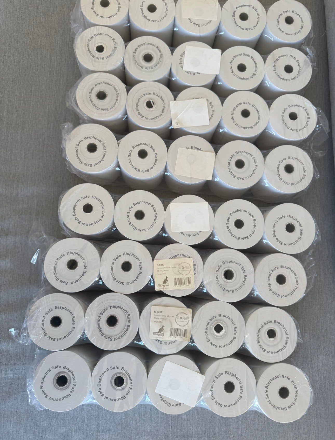 Grote partij BPA-vrije Kassarollen / Thermorollen 40 stuks, Ophalen of Verzenden, Nieuw