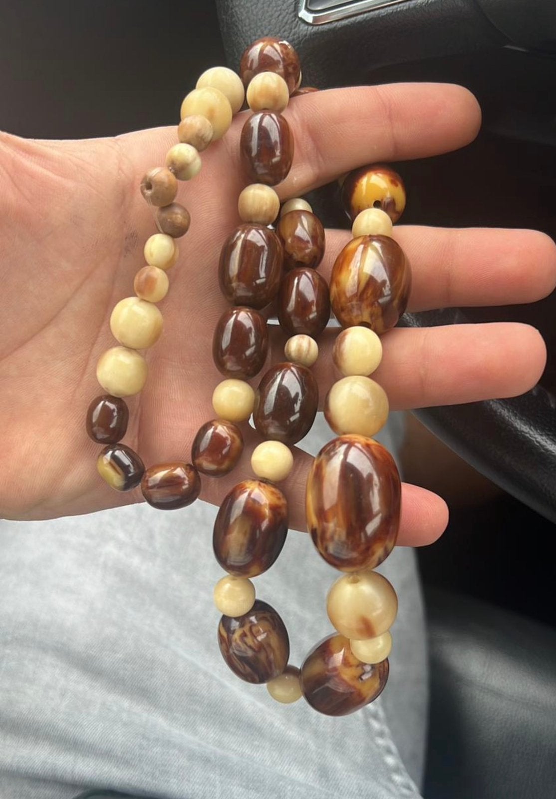 Vintage ketting bakeliet ?, Ophalen of Verzenden, Zo goed als nieuw