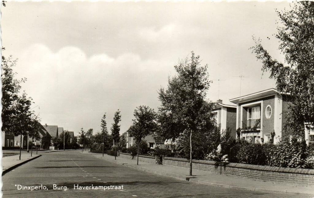 Dinxperlo, Burg. Haverkampstraat - ongelopen, Ophalen of Verzenden, 1960 tot 1980, Ongelopen, Gelderland